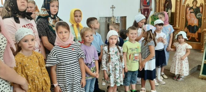 Молебен на начало учебного года