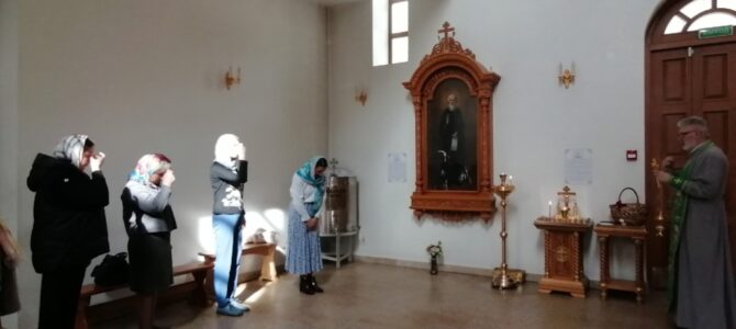Молебен и лития о воинах