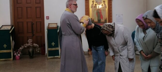 Молебен и лития о воинах